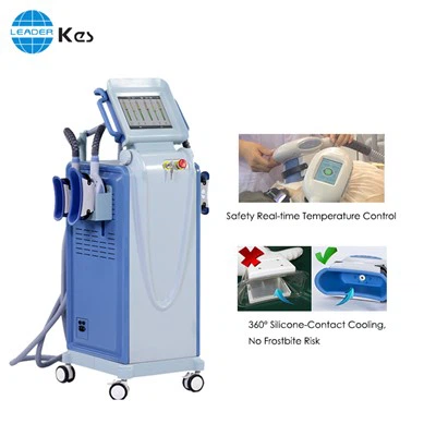 אישור CE מכונת הרזיה Cryolipolysis שתי ידיות